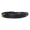 Collier pour chien en cuir HGWave HORSEGEAR Noir