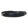 Collier pour chien en cuir HGWave HORSEGEAR Noir