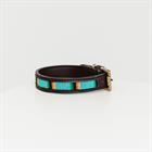 Collier pour chien en perles faites-main Kentucky Bleu clair