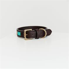 Collier pour chien en perles faites-main Kentucky Bleu clair