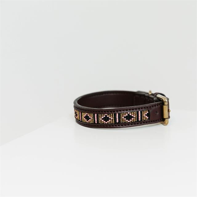 Collier pour chien en perles faites-main Kentucky Doré