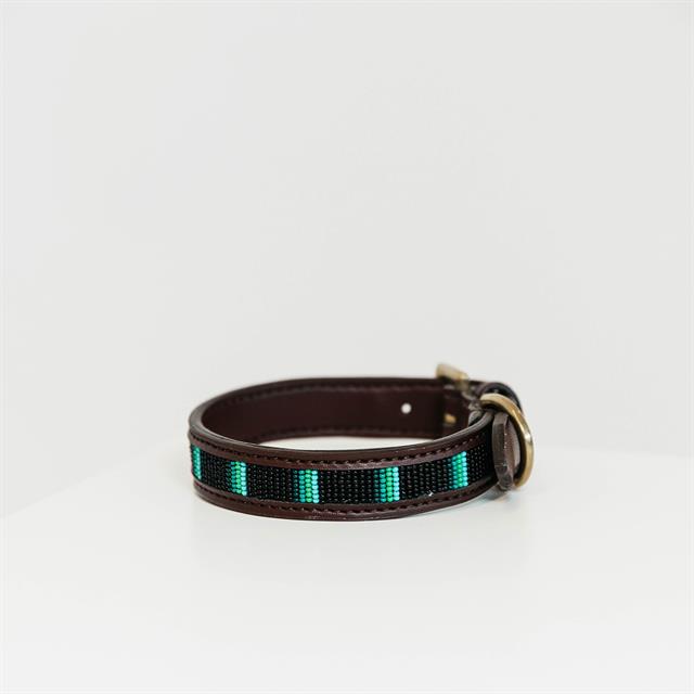 Collier pour chien en perles faites-main Kentucky Noir