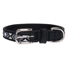 Collier pour chien Pearl Penélope Noir-blanc