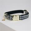 Collier pour chien Pied-De-Poule Kentucky Noir