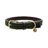 Collier pour chien tressée Nylon Kentucky Vert moyen