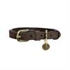 Collier pour chien Velvet Leather Kentucky Marron
