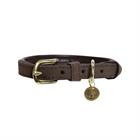Collier pour chien Velvet Leather Kentucky Marron