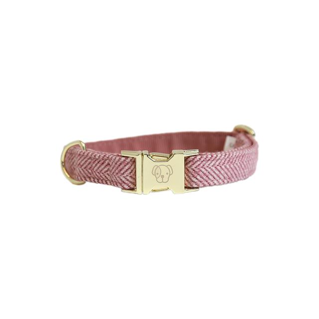 Collier pour chien Wool Kentucky Rose clair