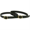 Courroies d'éperons Cuir Luxe Epplejeck Noir-doré