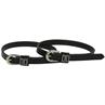 Courroies d'éperons Double Diamonds Lak Epplejeck Noir-strass