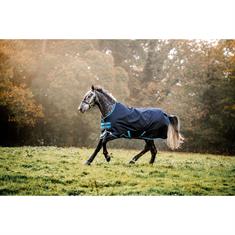 Couverture Amigo Bravo 1200D 50g Horseware Bleu foncé-turquoise