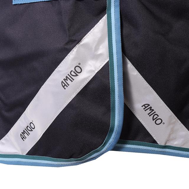 Couverture Amigo Bravo 1200D 50g Horseware Bleu foncé-turquoise