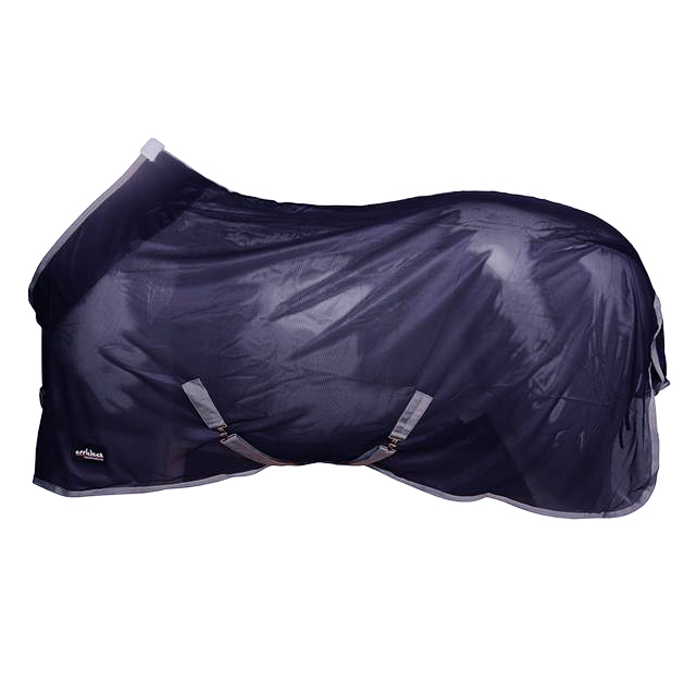 Couverture anti-mouches 2.0 Epplejeck Bleu foncé-argenté