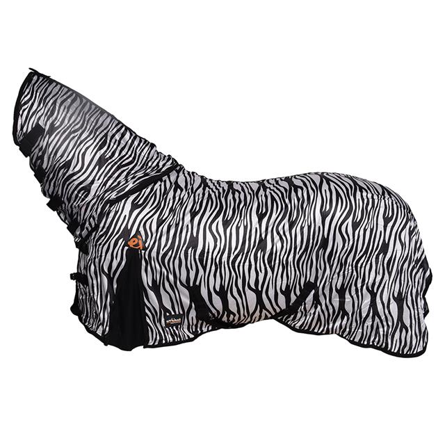 Couverture anti-mouches Athletic Zebra avec cou 2.0 Epplejeck Zèbre