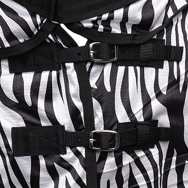 Couverture anti-mouches Athletic Zebra avec cou 2.0 Epplejeck Zèbre