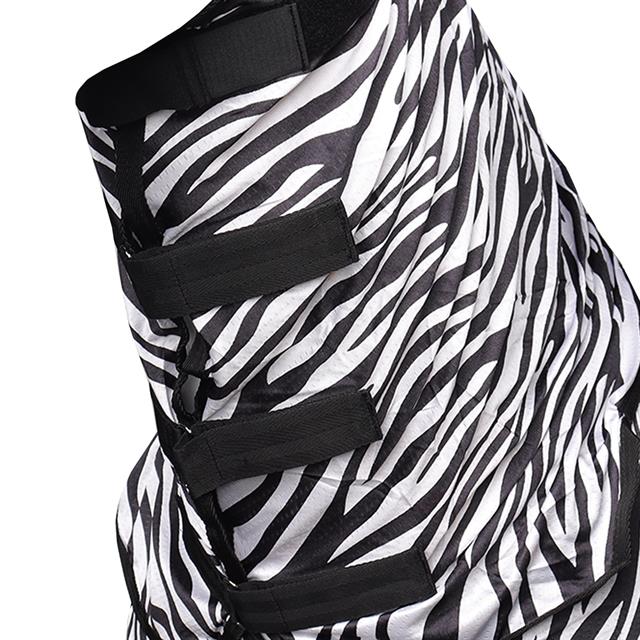 Couverture anti-mouches Athletic Zebra avec cou 2.0 Epplejeck Zèbre