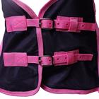 Couverture anti-mouches avec cou 2.0 Junior Epplejeck Bleu foncé-rose