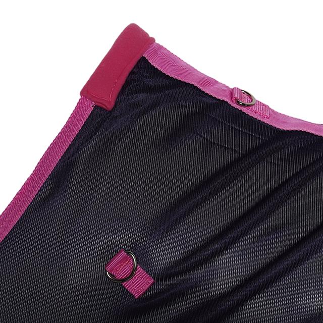 Couverture anti-mouches avec cou 2.0 Junior Epplejeck Bleu foncé-rose