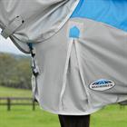 Couverture anti-mouches ComFiTec Dual Shield avec encolure WeatherBeeta Bleu-gris