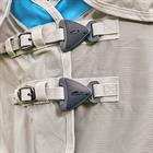 Couverture anti-mouches ComFiTec Dual Shield avec encolure WeatherBeeta Bleu-gris