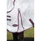 Couverture anti-mouches ComFiTec Essential Mesh II Combo Neck WeatherBeeta Blanc-mauve foncé