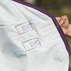 Couverture anti-mouches ComFiTec Essential Mesh II Combo Neck WeatherBeeta Blanc-mauve foncé