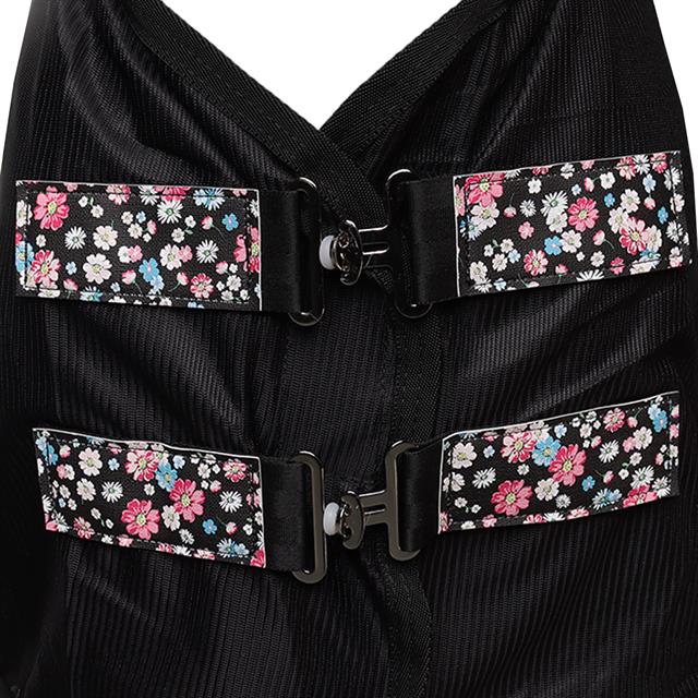 Couverture anti-mouches EJLes Fleurs Epplejeck Noir