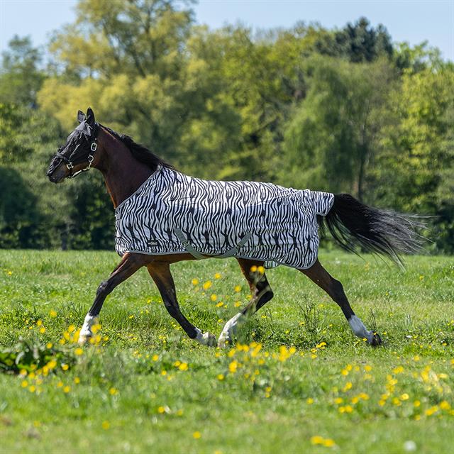 Couverture anti-mouches EJZebra 2.0 Epplejeck Noir-blanc