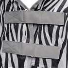 Couverture anti-mouches Zebra avec encolure 2.0 Epplejeck Noir-blanc