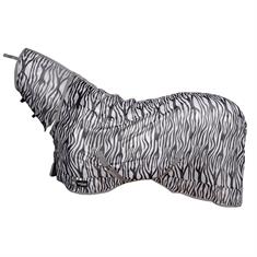 Couverture anti-mouches Zebra avec encolure 2.0 Epplejeck Noir-blanc