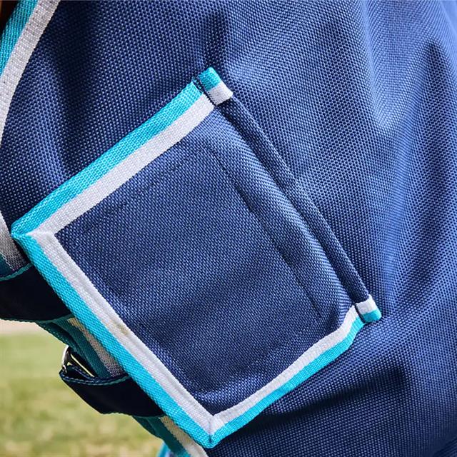 Couverture avec cou ComFiTec Ultra Hardi 220gr WeatherBeeta Bleu-bleu moyen