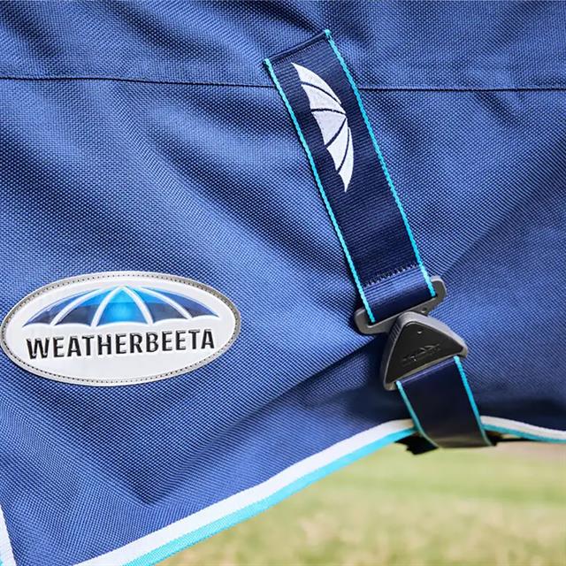 Couverture avec cou ComFiTec Ultra Hardi 220gr WeatherBeeta Bleu-bleu moyen