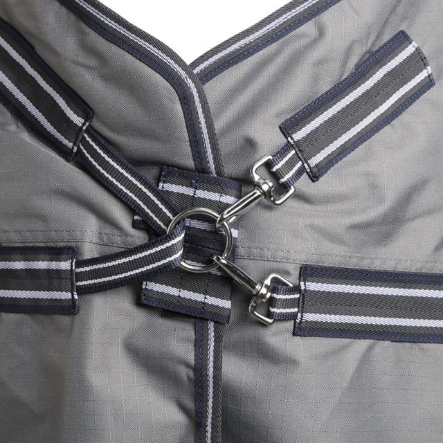 Couverture Colcha 0g HORSEGEAR Gris foncé-bleu
