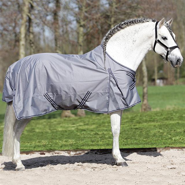 Couverture Colcha 0g HORSEGEAR Gris foncé-bleu