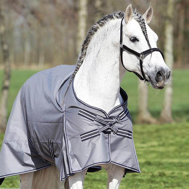 Couverture Colcha 0g HORSEGEAR Gris foncé-bleu