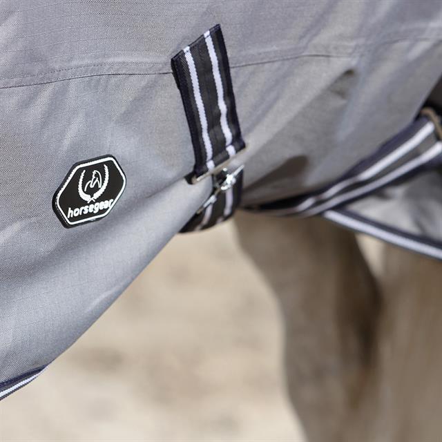 Couverture Colcha 0g HORSEGEAR Gris foncé-bleu