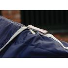 Couverture d'écurie ComFiTec 210D Channel 110g WeatherBeeta Bleu foncé-argenté