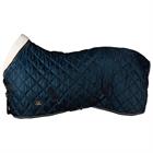 Couverture d'Écurie Lodix 150g HORSEGEAR Bleu foncé-marron foncé