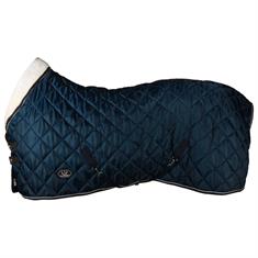 Couverture d'Écurie Lodix 150g HORSEGEAR Bleu foncé-marron foncé