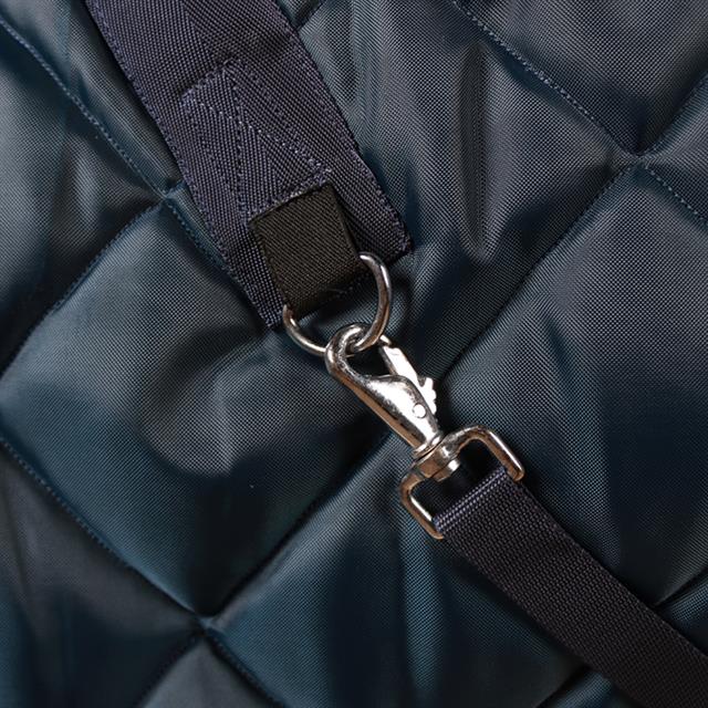 Couverture d'Écurie Lodix 150g HORSEGEAR Bleu foncé-marron foncé