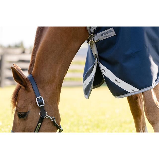 Couverture de pluie Amigo 1200D 0 g Horseware Bleu foncé-gris