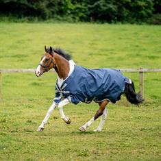 Couverture de pluie Amigo 1200D XL 0 g Horseware Bleu foncé-gris