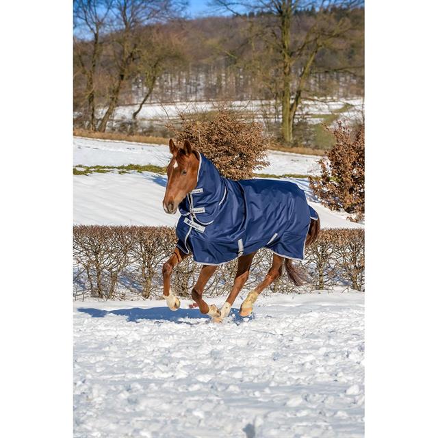 Couverture Freedom Turnout Full neck 300g Bucas Bleu foncé