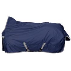 Couverture Freedom Turnout High neck 150g Bucas Bleu foncé-argenté