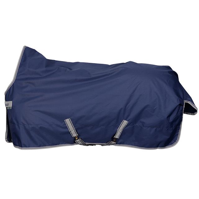 Couverture Freedom Turnout High neck 150g Bucas Bleu foncé-argenté