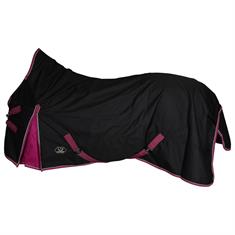 Couverture High Neck Aquero 300g Horsegear Noir-rose