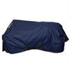Couverture Irish Turnout Light 50g poney Bucas Bleu foncé-doré