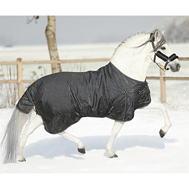 Couverture Limited Edition Glitter 100gr Horsegear Noir-argenté