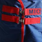 Couverture Mio Turnout Medium 200gr Horseware Bleu foncé-rouge