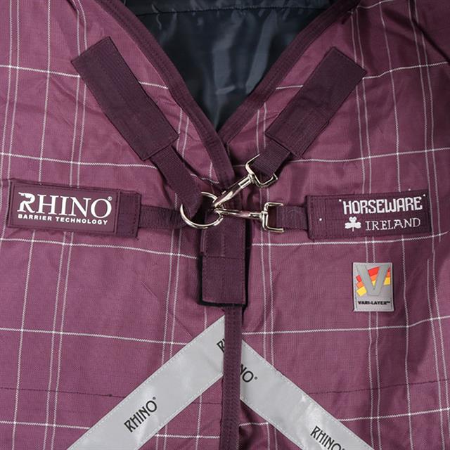 Couverture Rhino Plus Vari-Layer 250g Horseware Mauve-gris